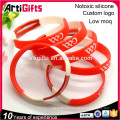 New style fashion silicone festival bracelets for promotion